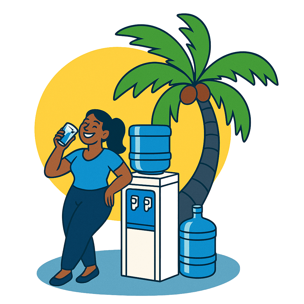 H2O Water Coolers illustration